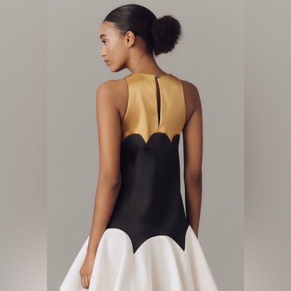 Anthropologie Maeve scalloped flare mini dress - Picture 2 of 9